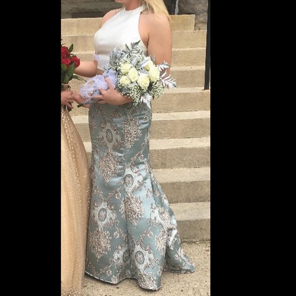Two Piece Prom Dress - Picture 2 of 7